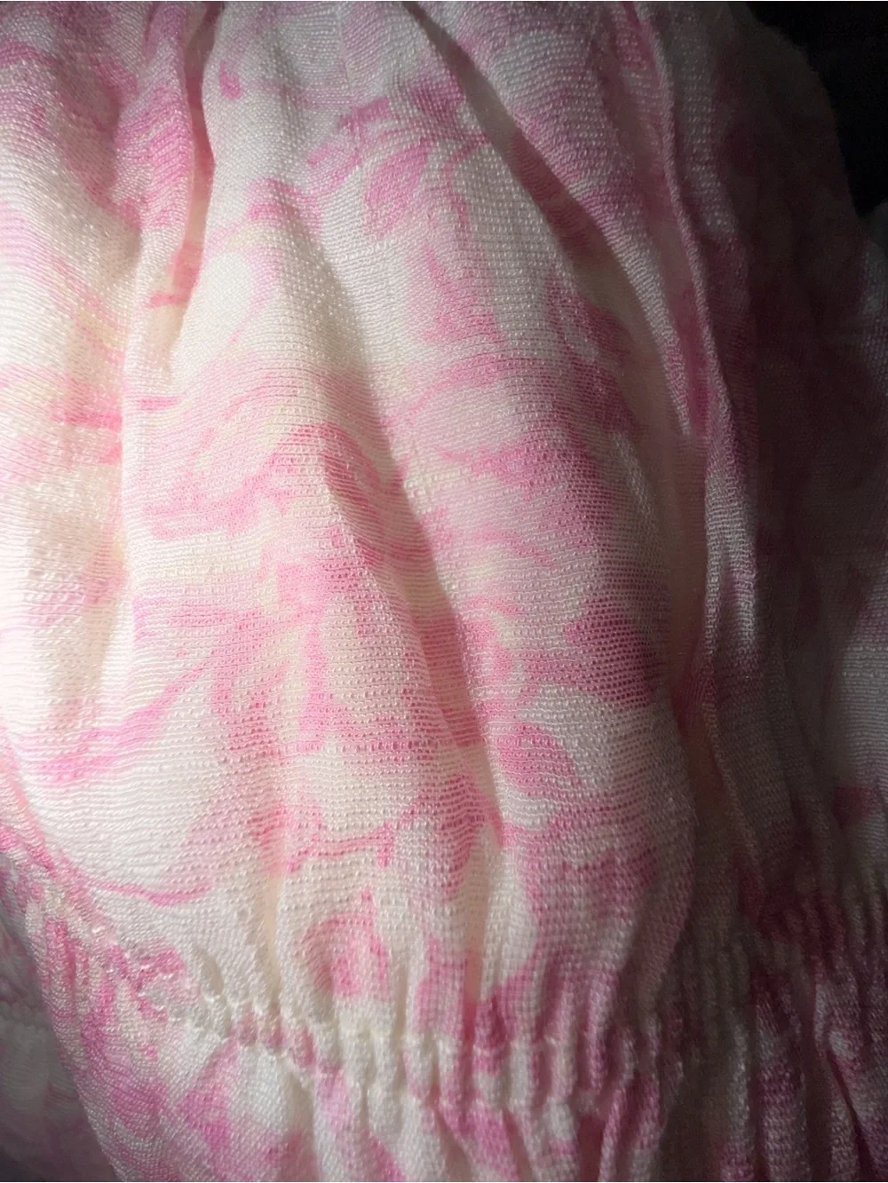 Sincerely Jules cottagecore pink floral peasant peplum blouse M - Picture 8 of 8
